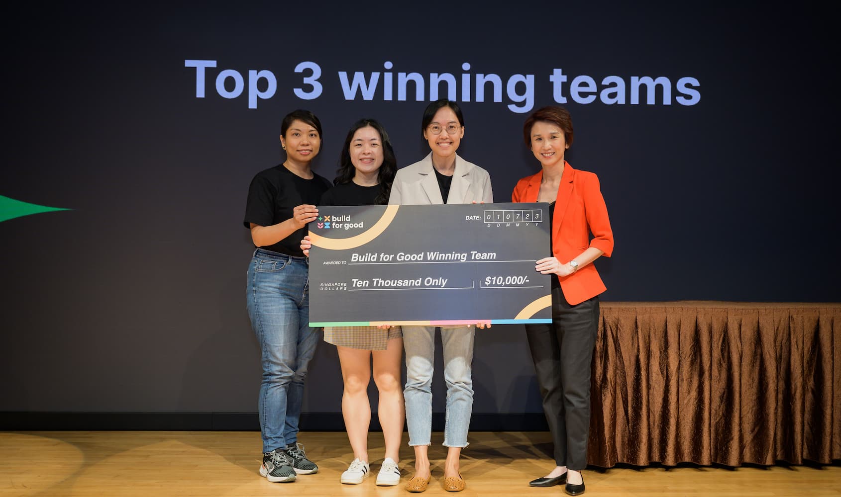 One of the top 3 winning teams of BFG 2023 hackathon